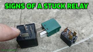 Signs of a Relay Sticking in the Closed Position