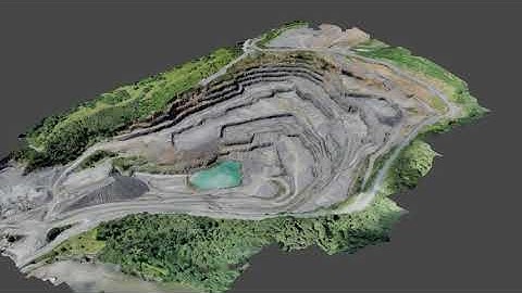 3d Pit Model - Drone mapping