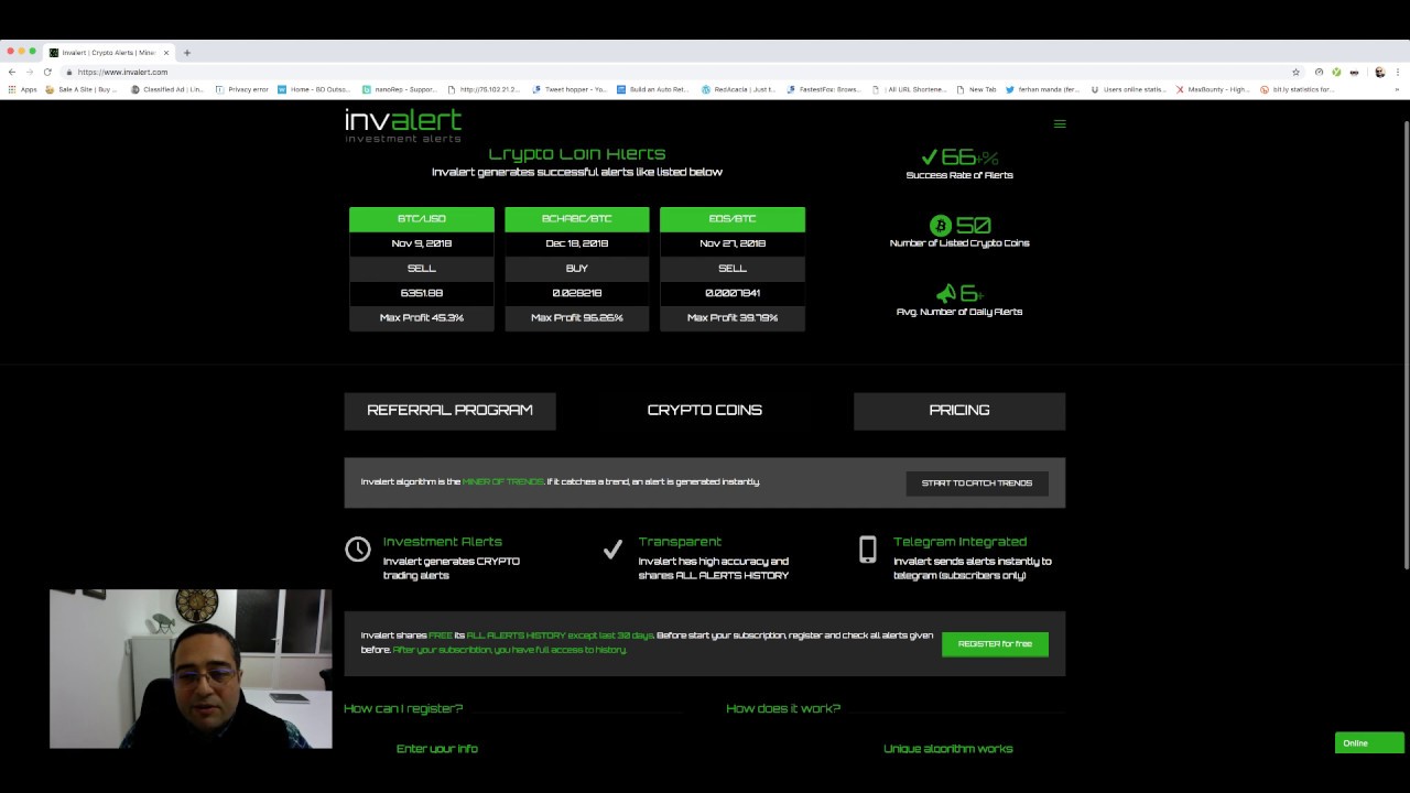 Invalert.com Crypto Trading Signals Review - Amazing Results