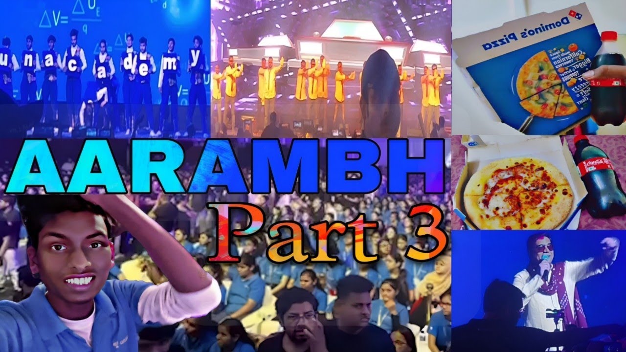 PART 3 : Unacademy Aarambh Foundation Day: Epic Antakshari  & Pizza 🍕 Party for Kota Students!