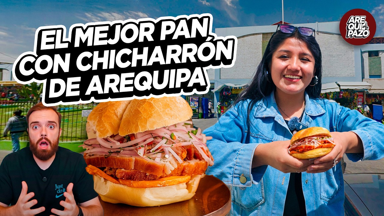 Buscamos el mejor PAN CON CHICHARRÓN de Arequipa | VLOG | IBAI