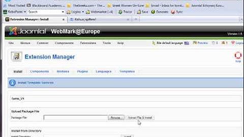 Joomla! Template Installation.mp4