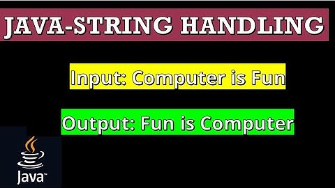 Display the sentence in the reverse order of its words ||STRING HANDLING