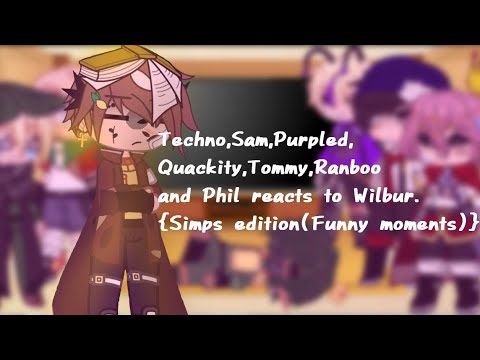 MCYT reacts to Wilbur| Simps edition(Funny moments)