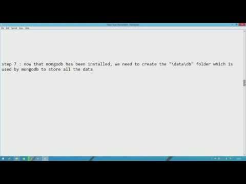 Installing MongoDB on