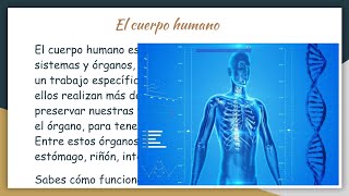 El cuerpo humano جسم الانسان #تعلم_اللغة_الاسبانية