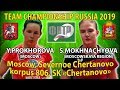 Чемпионат России 2019 Прохорова - Мохначева 1/8 финала