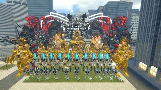 SPEAKER G-MAN WITH TENTACLES vs SKIBIDI TOILET vs OTHER BOSSES TITAN'S In Garry's Mod