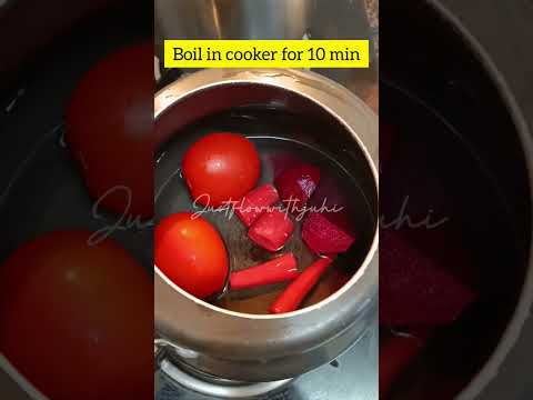 Tomato beetroot Soup,
