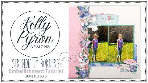 Scrapbook Embellishment Tutorial | Scrap Buster Project | How to Create Serendipity Borders