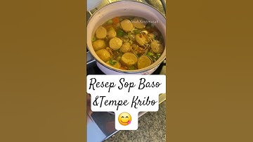 Berani Coba? 😋 Resep Sop Baso & Tempe Kribo Ini Bikin Ketagihan! #masakanrumahan #hematbanget