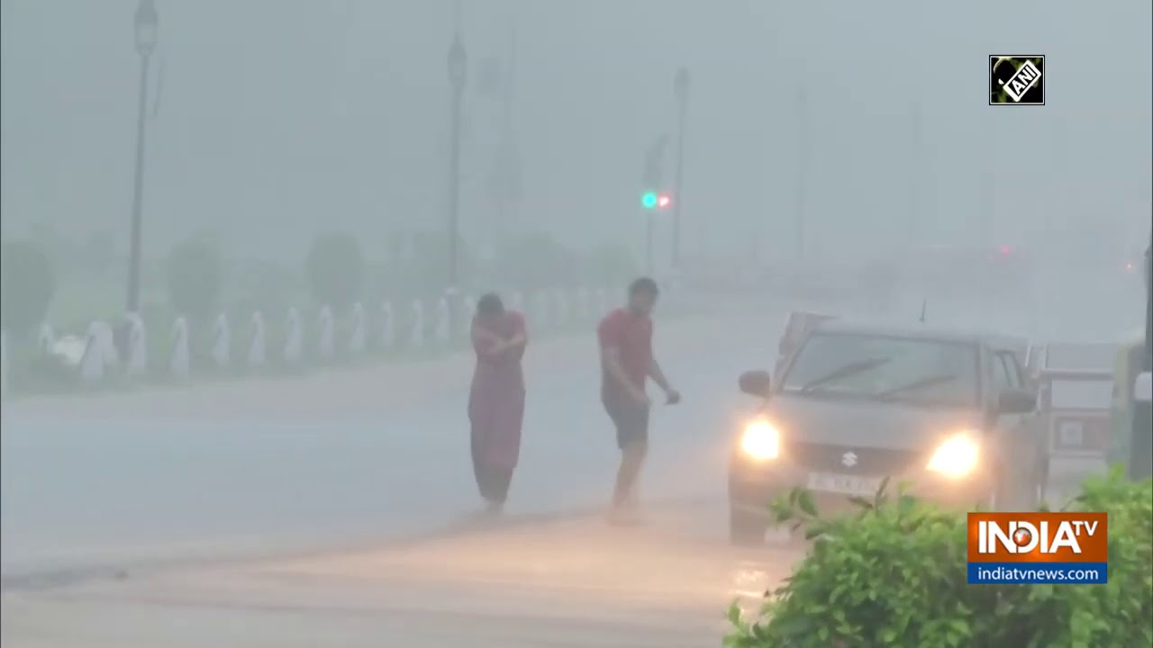 Watch: Delhi get more pleasant rains