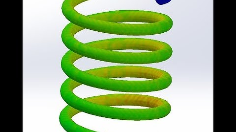 Spring Analysis | Solidworks