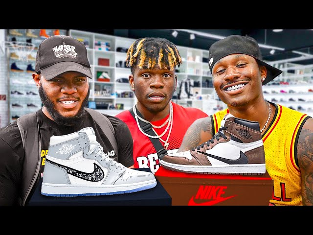 AMP Goes Sneaker Shopping class=