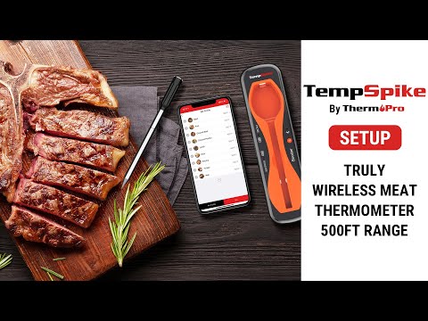 ThermoPro tempspike truly wireless Bluetooth meat thermometer