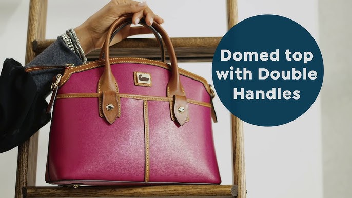 Dooney & Bourke Saffiano Domed Zip Satchel SKU: 9403079 