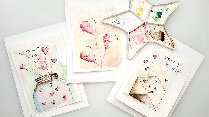 Easy DIY Valentine's Day Card (Minimal Supplies Needed) – K Werner Design  Blog