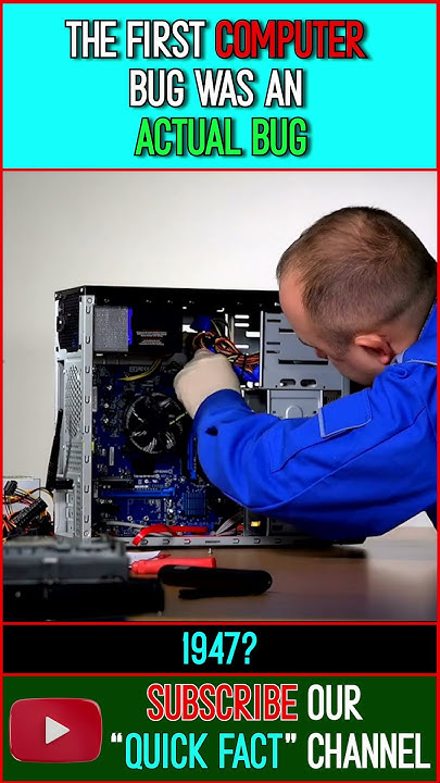 The First Computer Bug Was an Actual Bug #shorts #short #shortvideo # ...