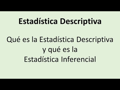 Estadística Descriptiva -