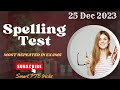 Pte spellings test 2023  most important spellings pte