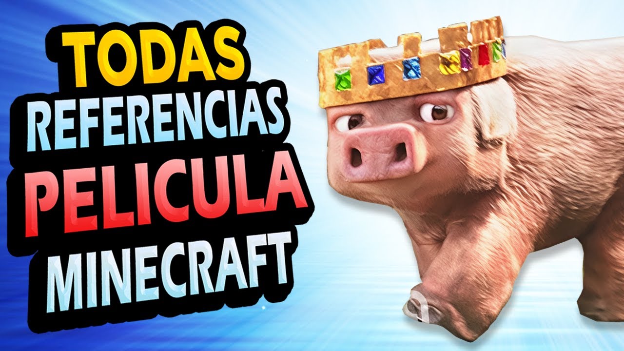 TODAS las REFERENCIAS de una Película de Minecraft