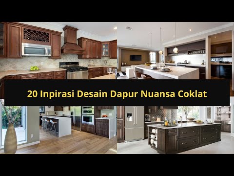 Video: Dapur Putih Dan Coklat (39 Foto): Set Dapur Berwarna Putih Dan Coklat Serta Kombinasi Lain Dalam Reka Bentuk Dalaman