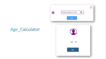 Age Calculator design | Formula | C#