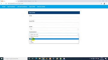 PHP MYSQL(AJOUT A LA TABLE CONTRAT AVEC LA CLE ETRANGERE): cours6