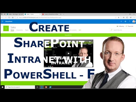 996 Create SharePoint Intranet via PowerShell - G, Video in Modern Page - PowerShell with SharePoint