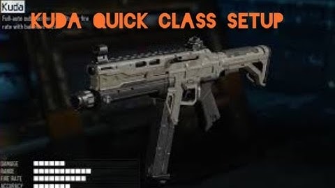 Quick Class Setups #1 |Black Ops 3 Best Class Setup Kuda