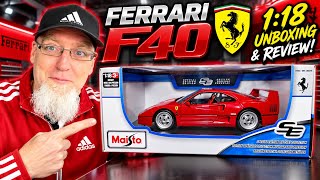 Is This The BEST $25 Diecast Yet?! 1/18 1987 Ferrari F40 by Maisto
