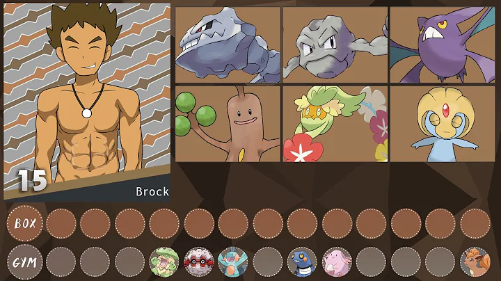 All Brock's Pokemon GEN 1 - GEN 8