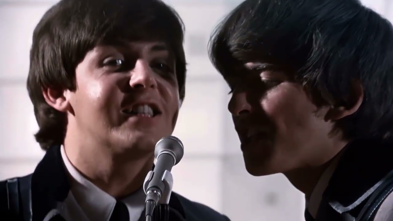 NEW 📀 She Loves You - The Beatles 4K {Stereo} 1964 - YouTube