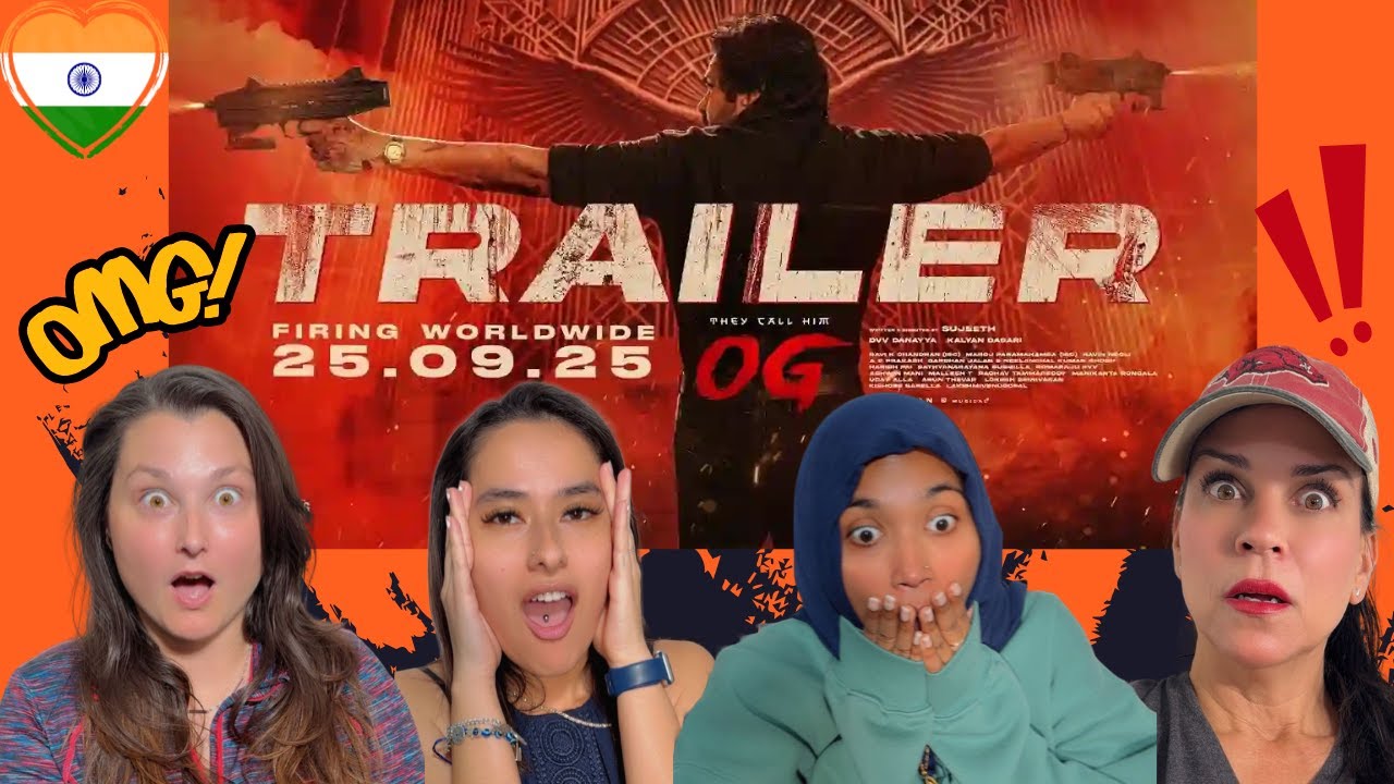 Они зовут его О.Г. Трейлер — РЕАКЦИЯ | Паван Калян | Эмран Хашми | Суджит | Таман С