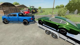 We repo an expensive race car from teenager | Farming Simulator 22