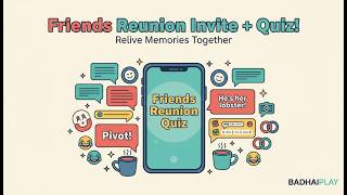 BadhaiPlay Friends Reunion– Playful Invitations & Celebration Ideas.
