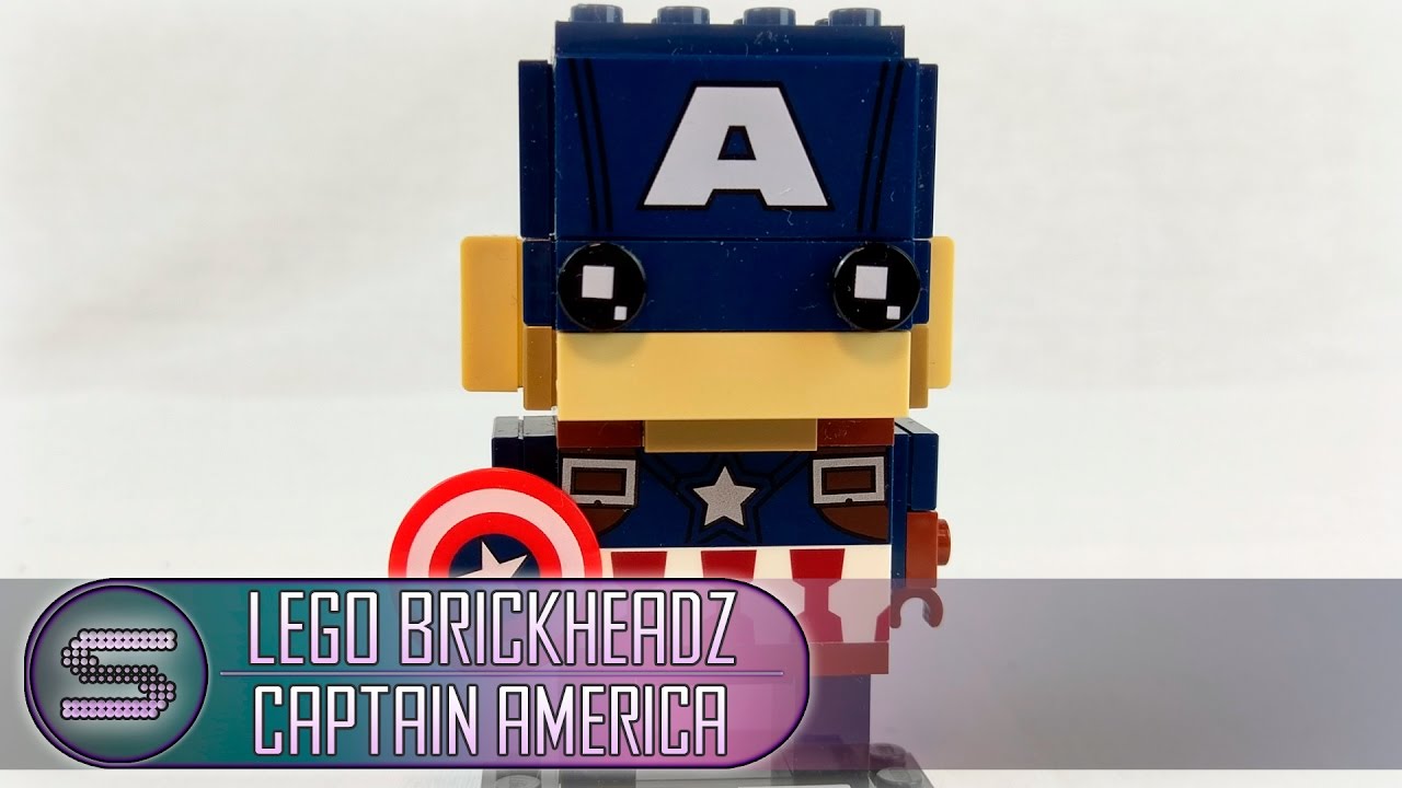 captain america brickheadz
