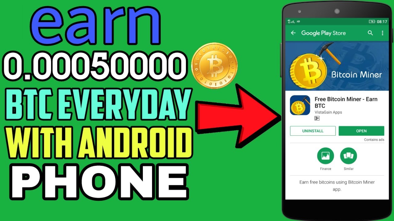 !   How To Earn Bitcoin On Android Phone - 