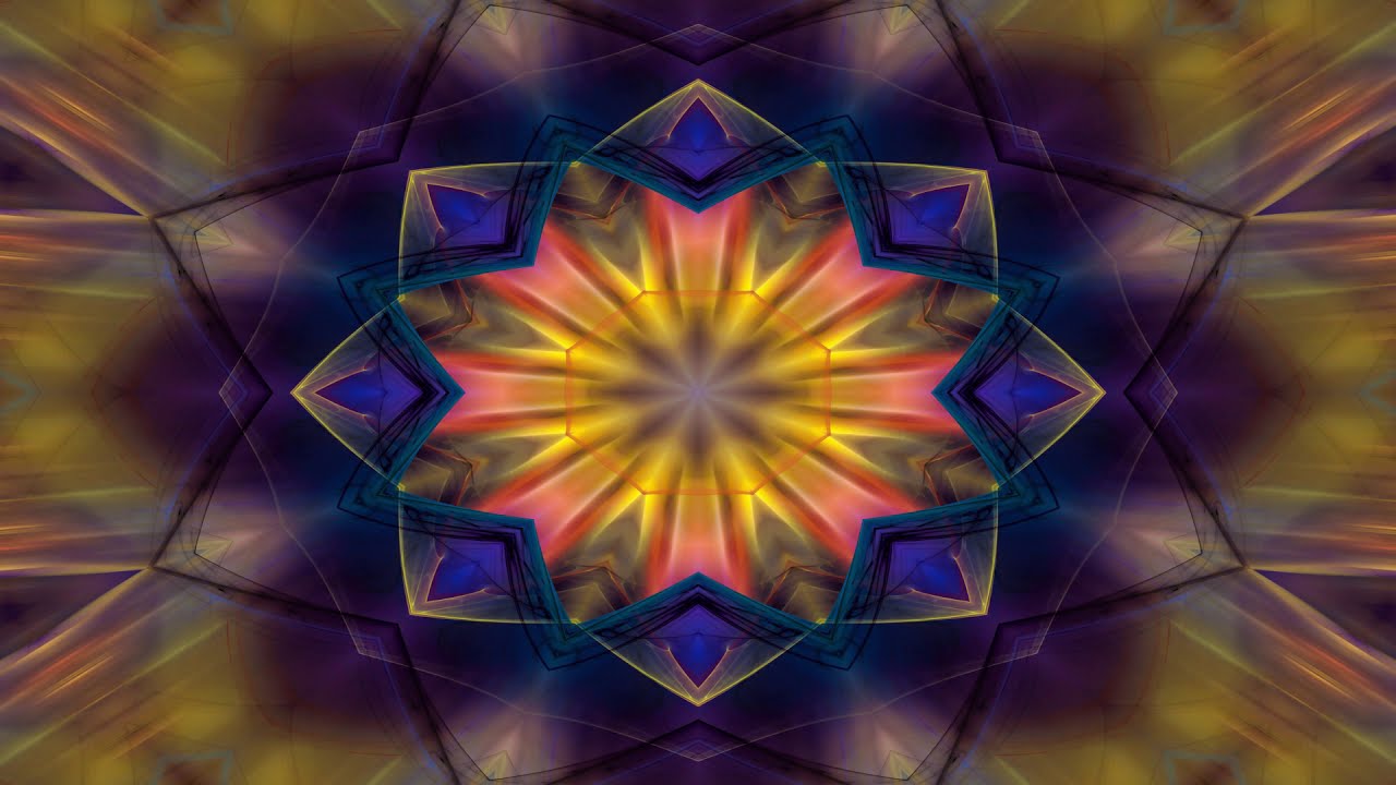 Kaleidoscope Patterns 4K Abstract Motion Graphics Background, Unique Kaleidoscopic Animation