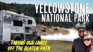 Camping & Exploring in Our Lance 825 Truck Camper | Yellowstone National Park