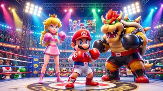 Mario vs Bowser Boxing Championship! 🏆🔥 Princess Peach Gets Defeated | Mushroom Kingdom