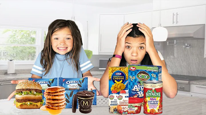 SWAPPING DIETS with an 8 YEAR old!