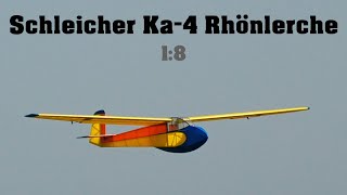 Schleicher Ka-4 Rhönlerche | mini scale (1/8) RC gliders | Hat 2022