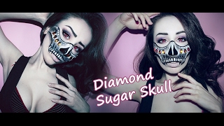 Diamond Sugar Skull Makeup Tutorial