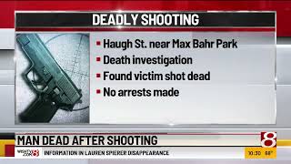 Man dead after shooting