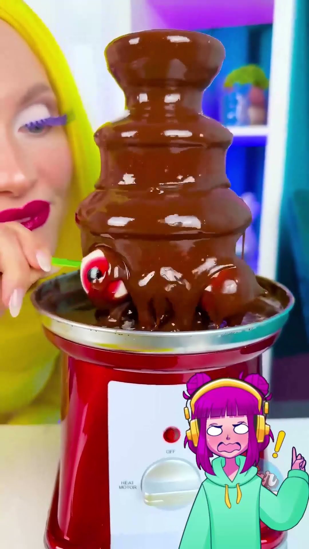 Chocolate Fountain Hack You HAVE to Try! ?✨? #fun #hack #food