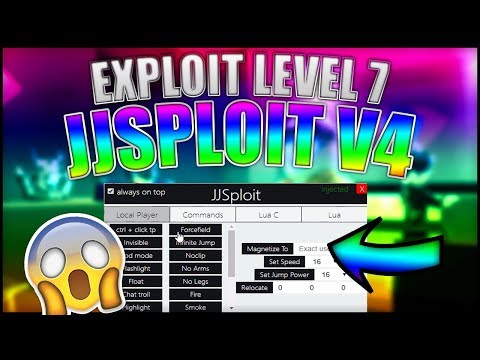 Working Roblox Exploit Jjsploit V4 Full Lua C Scrip Hub And More Youtube - skachat new roblox exploit power luac localplayer cmds