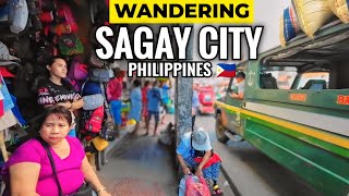 SAGAY CITY Negros Occidental PHILIPPINES WALKING TOUR + Bus Ride (street ambience) @wanderingwency