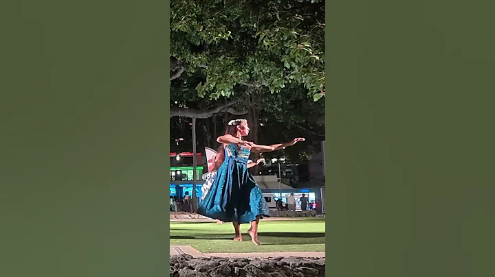 HULA SHOW "THE RETURN OF KAPAEMAHU" at Kuhio Beach, Waikiki, Hawaii. #Hula, #kapaemahu, #SHORT,