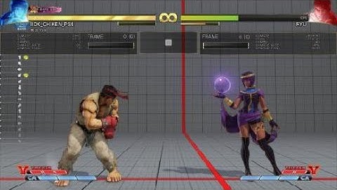 Street Fighter 5 Menat Hard Combo Trial 03